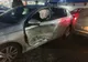 Mașină distrusă intenționat într-un supermarket din Găești