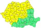 Atenționare de ploi și căderi de grindină în Prahova și Dâmbovița. Cod galben de vijelii în zona de munte