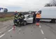 Coliziune violentă în Dâmbovița! Trei mașini implicate și două persoane rănite