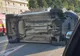 Dâmboviţa. Un șofer băut s-a răsturnat cu mașina pe DN 7 