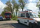 Dâmboviţa. Accident rutier pe DN1A, în localitatea Luciana. O autoutilitară a intrat într-un stâlp de telegraf. 7 pasageri au fost transportaţi la spital 