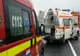 Dâmboviţa. Impact violent între o motocicletă și un autoturism în apropierea Târgoviştei. Trei persoane au fost rănite 