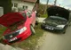 Accident violent pe Valea Dâmboviței! Una dintre ele a ajuns în șanț, iar o persoană a fost rănită