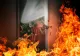 Incendiu violent în comuna Crevedia