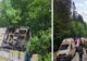 Autocar cu 60 de persoane răsturnat în județul Brașov. Mașina este înmatriculată în Dâmbovița