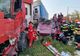 Accident grav pe  DN 72, în Dâmbovița. Trei persoane au fost rănite în urma coliziunii dintre două tiruri și un autoturism 