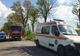 Dâmboviţa. Accident rutier pe DN1A, în localitatea Luciana. O autoutilitară a intrat într-un stâlp de telegraf. 7 pasageri au fost transportaţi la spital 