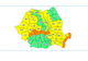 Cod portocaliu de ninsori și viscol în zona montană a județului Dâmbovița