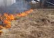 Incendiu de vegetație uscată în localitatea Dâmbovicioara 